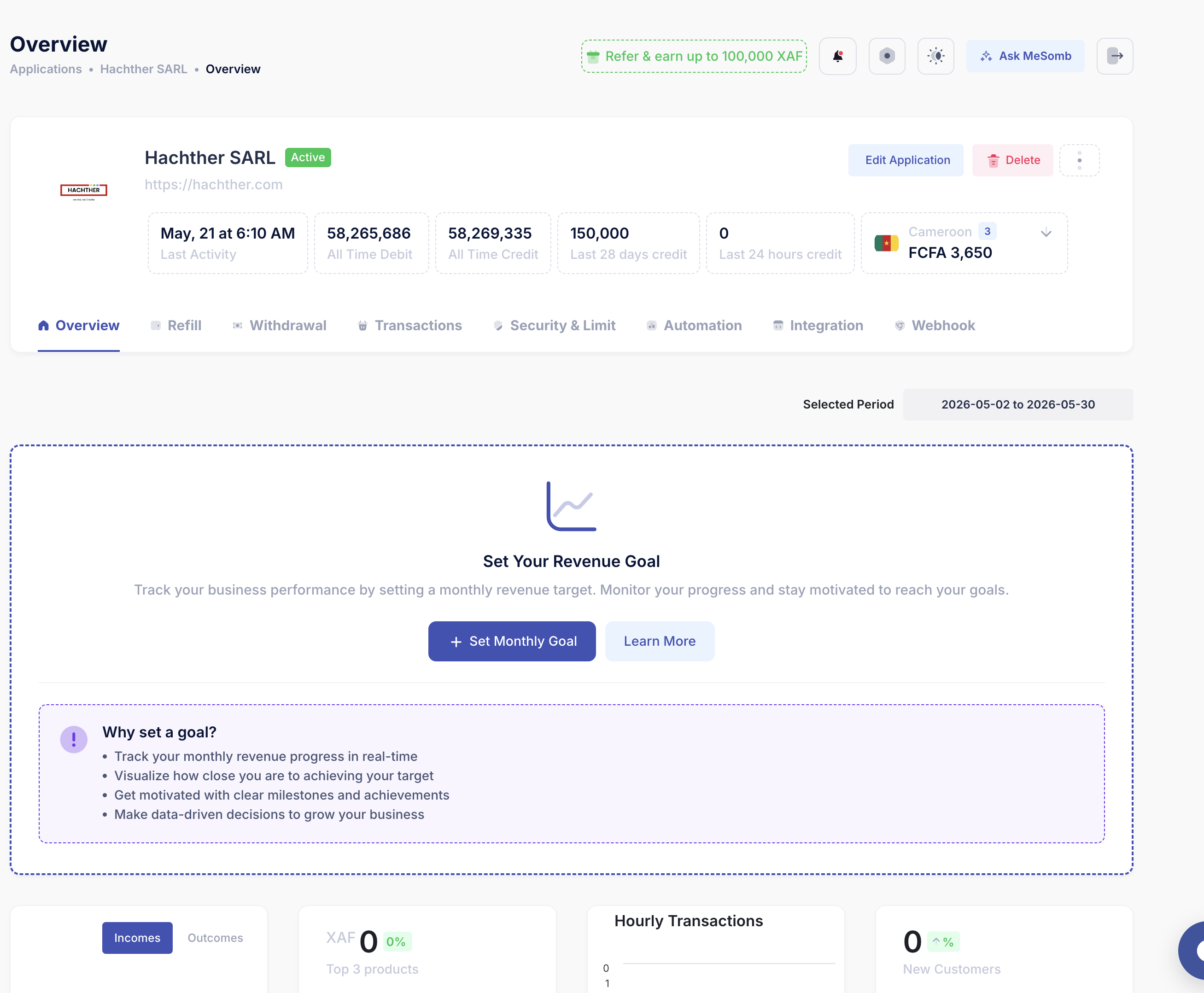 An application overview